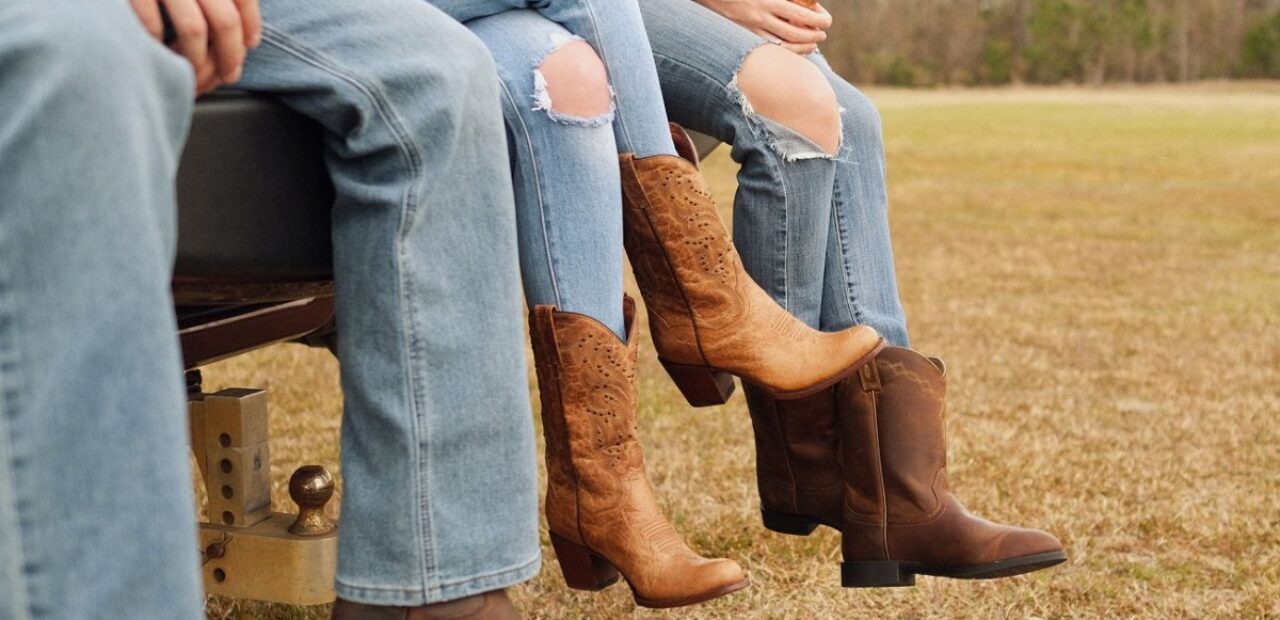 women wearing Ariat boots