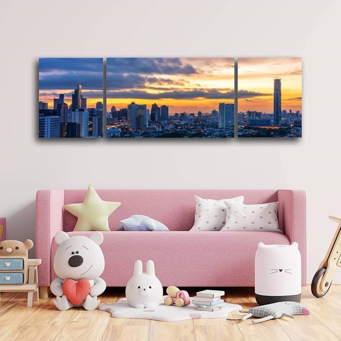 canvas print with beautiful furniture 